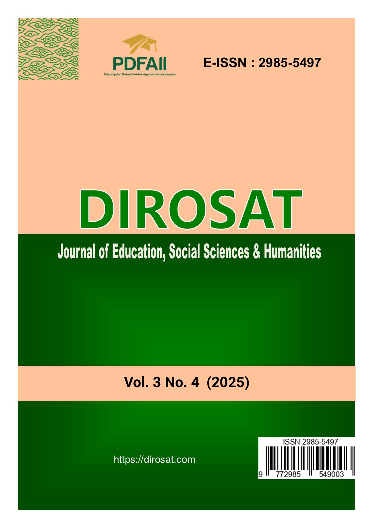 View Vol. 3 No. 4 (2025): Innovation in Education and Social Sciences Research